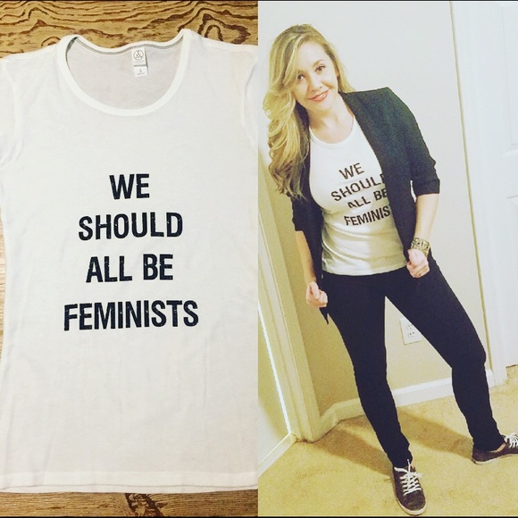 NWOT 🔳Feminist Tee!🔳 - Picture 2 of 8